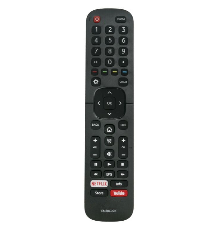 Replacement Remote Control for Hisense EN2BC27R